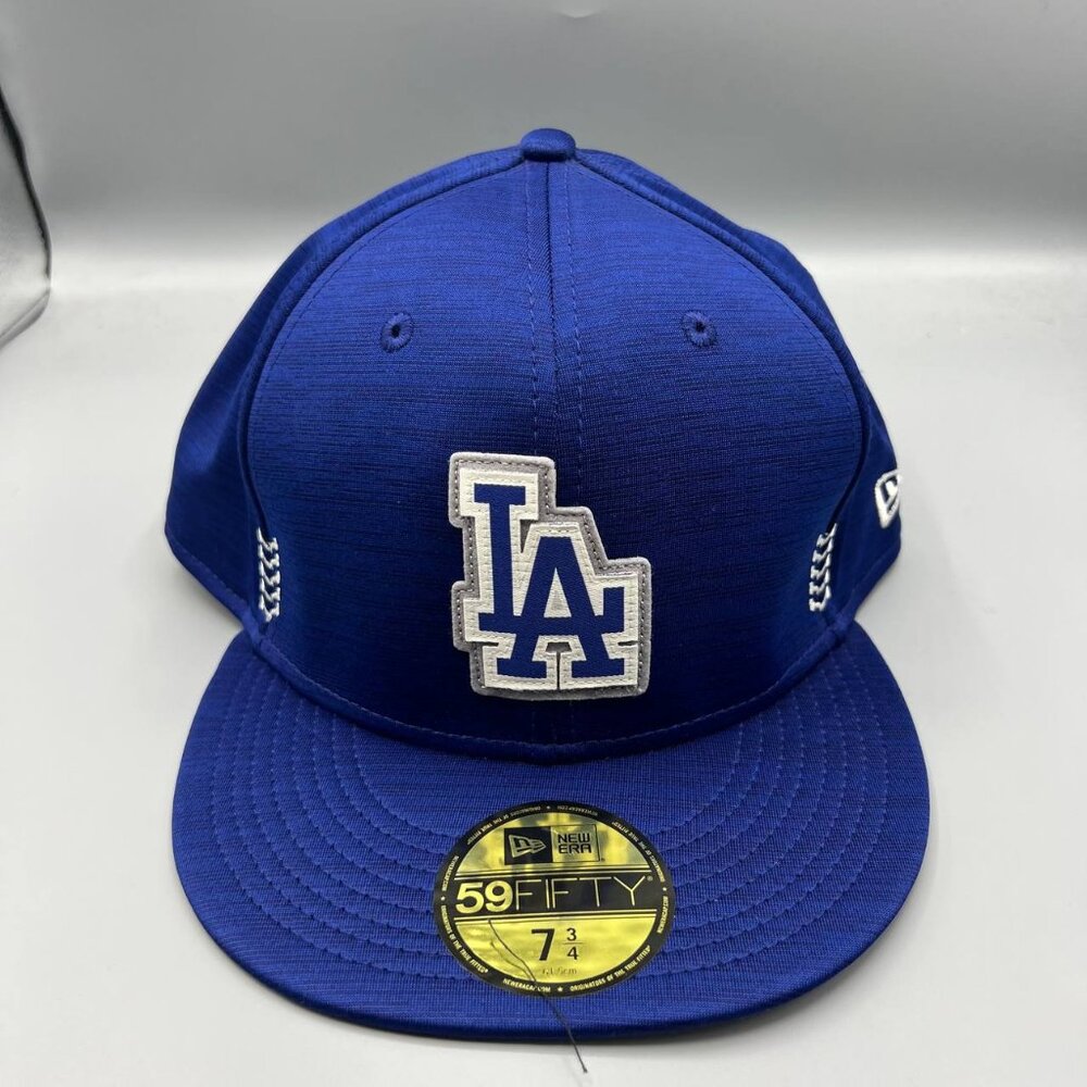 Los Angeles LA Dodgers 7 3/4 Blue Gray 59Fifty New Era MLB Fitted Cap New‎